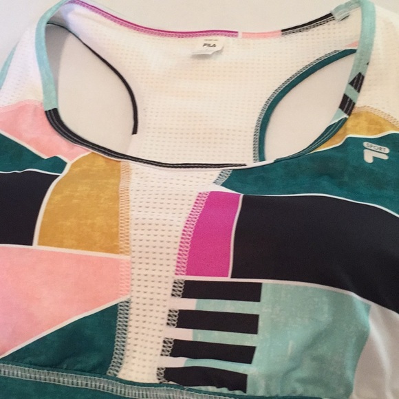🆕 Fila Sport multi color sports bra - Picture 2 of 4